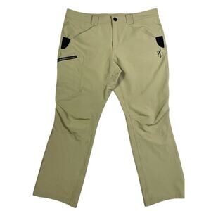 Browning Speed Pants Men’s‎ 42 Tan Stretch Tactical Outdoor Hunting Trail